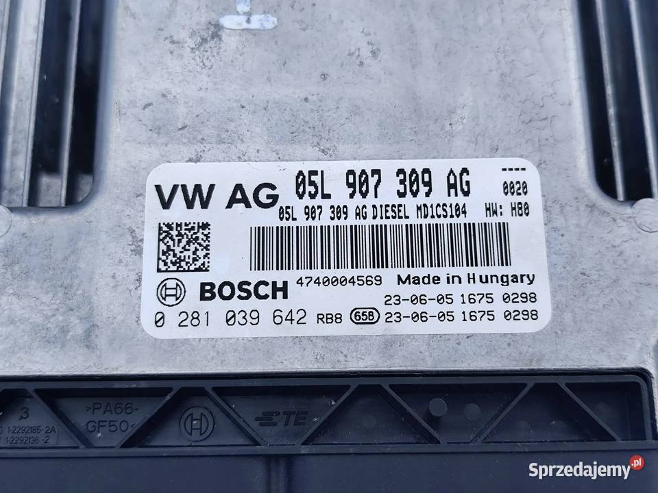 VW Tiguan Passat STEROWNIK KOMPUTER SILNIKA Przemęt