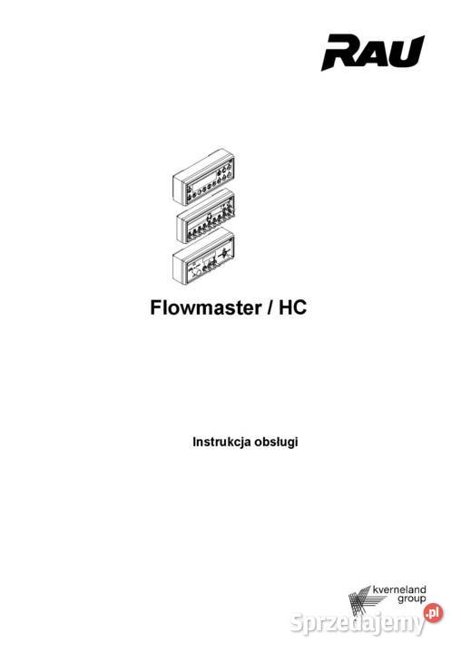 Instrukcja obsługi sterownika Rau Rau Flowmaster Pozostałe