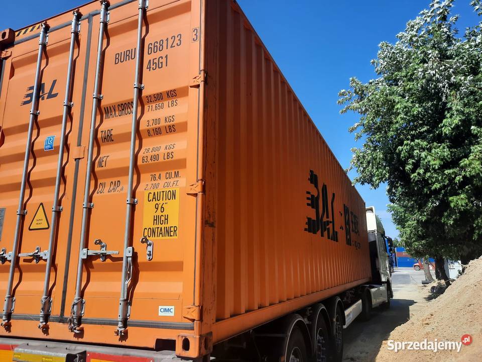 Kontener morski 40HC nowy stan Kraków