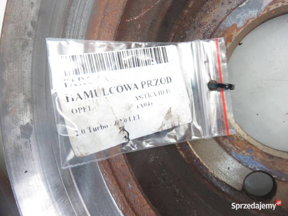 TARCZE HAMULCOWE PRZÓD OPEL ASTRA III H 20 Turbo osobowe