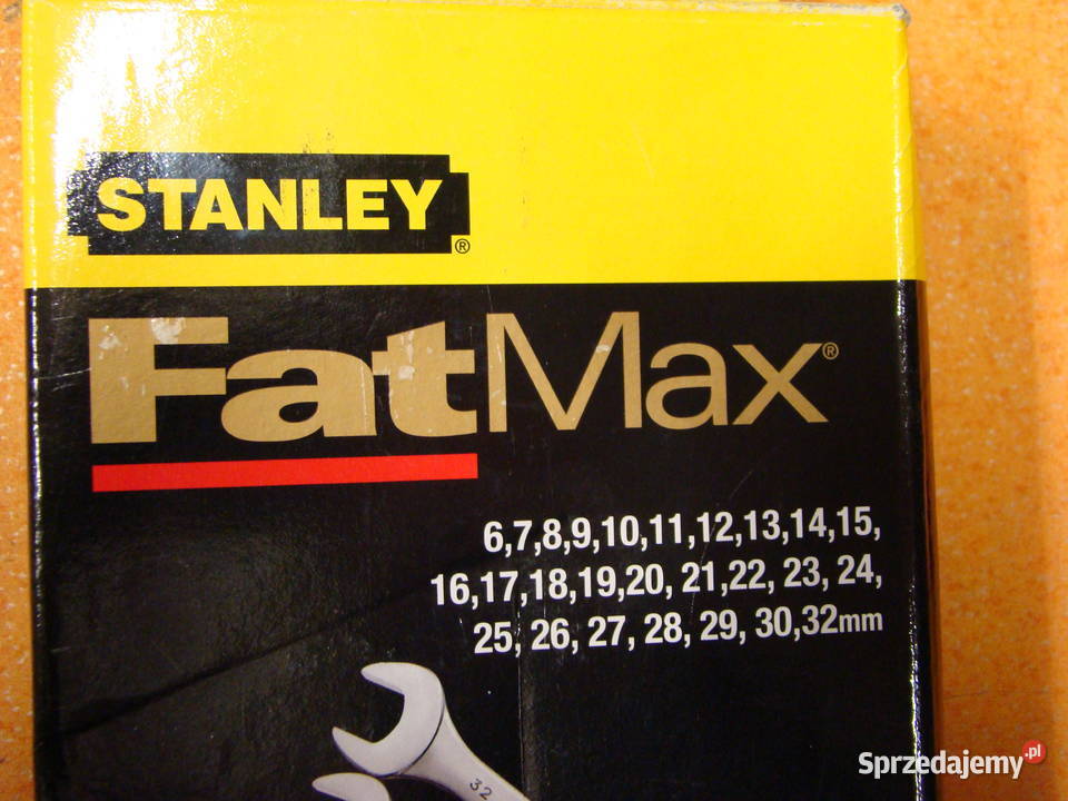 Zestaw kluczy STANLEY płaskooczko M 632 mm Ref śląskie Bielsko-Biała