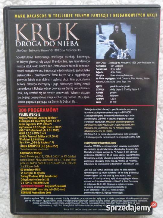 Film DVD Kruk Droga do nieba Warszawa