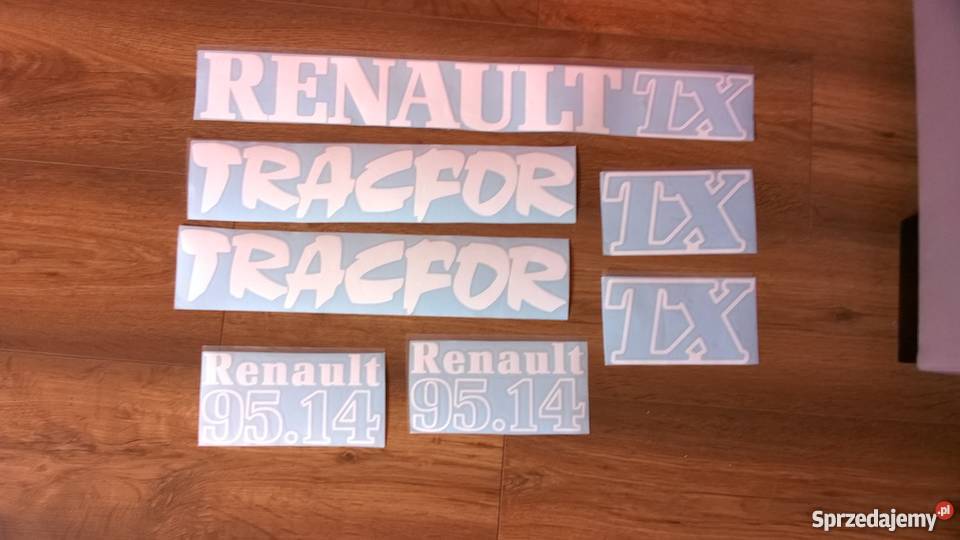 Renaualt 12054 TX 12014 zestaw naklejek Wola Wiewiecka