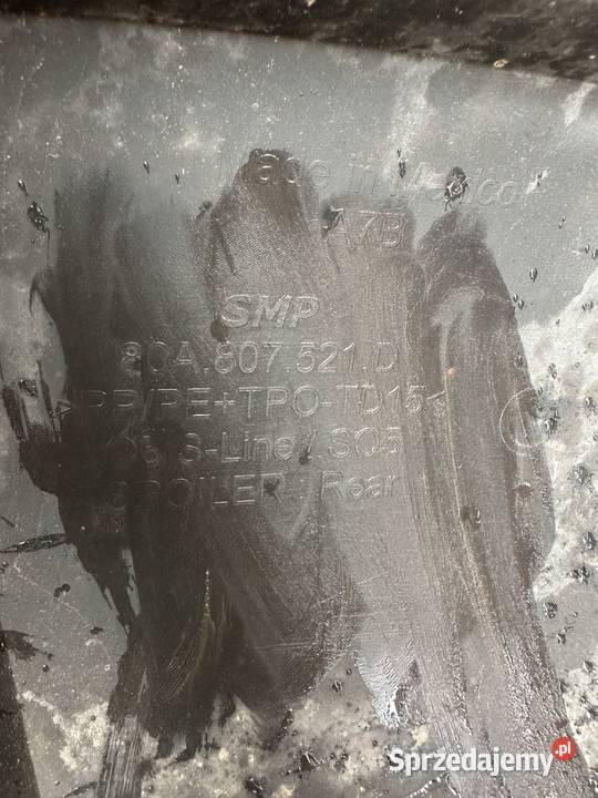 Audi SQ5 2017r zderzak tył Sline OE 80A807301 Mirsk sprzedam