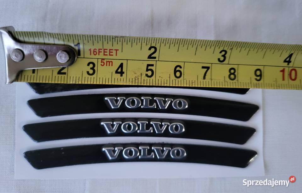 Naklejki Emblematy na felgi Volvo 4 sztuki Nowe Gliwice sprzedam