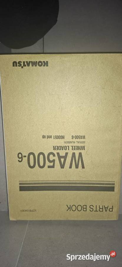 Katalog części Komatsu WA5006 Oryginalna Antykwariat wielkopolskie Gniezno