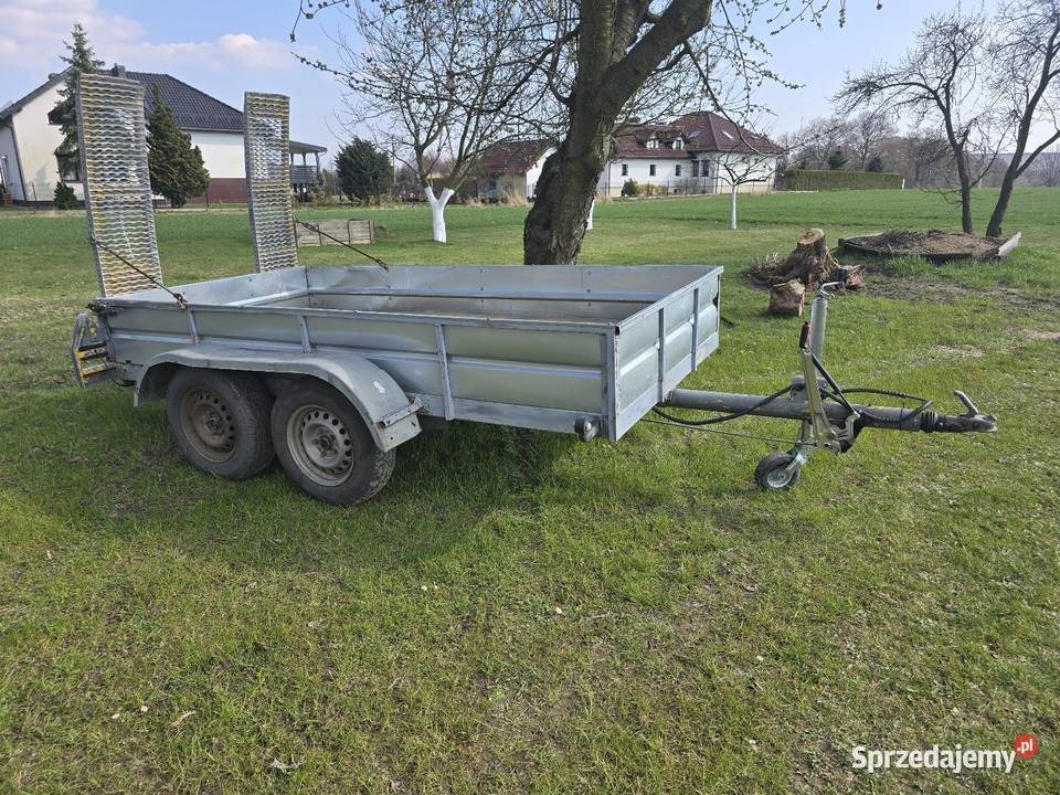 Przyczepka pod mini koparke 24 dmc burtowe Rybnik