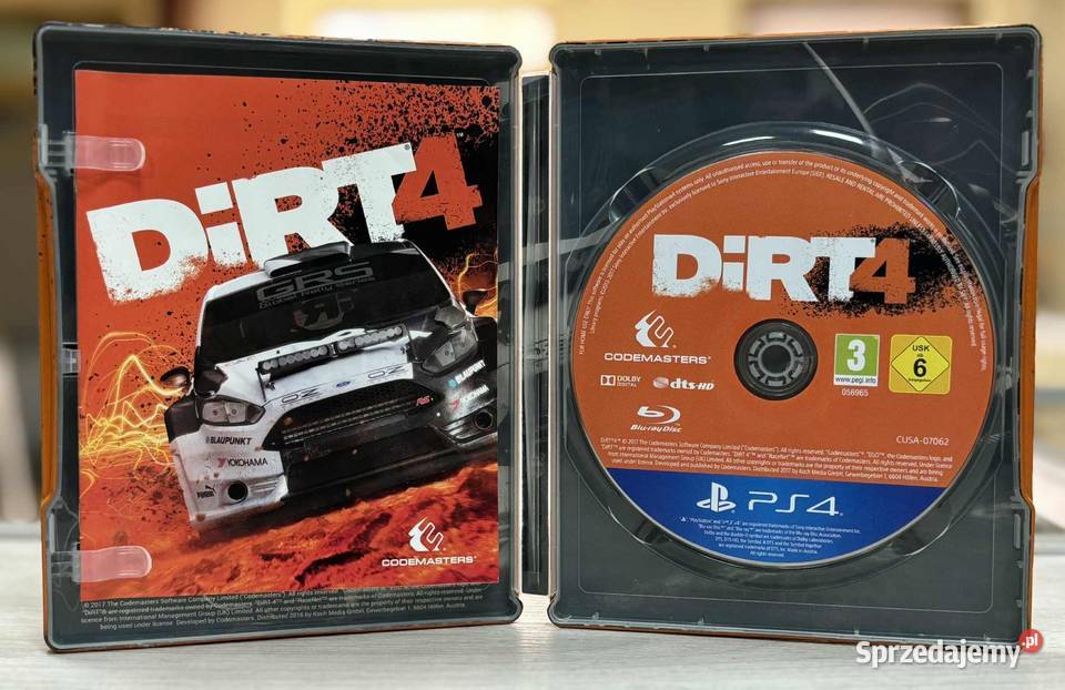 4 Dirt 4 SteelBook Gry komputerowe i konsolowe