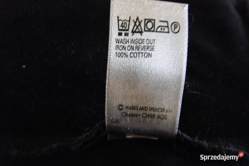 Spódnica Nowa MarksSpencer 40 drobny sztruks czarny Warszawa