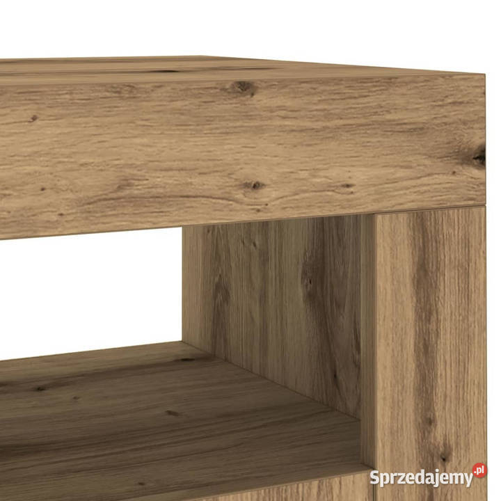 Szafka z oświetleniem LED dąb artisan 80x35x75 mazowieckie Warszawa