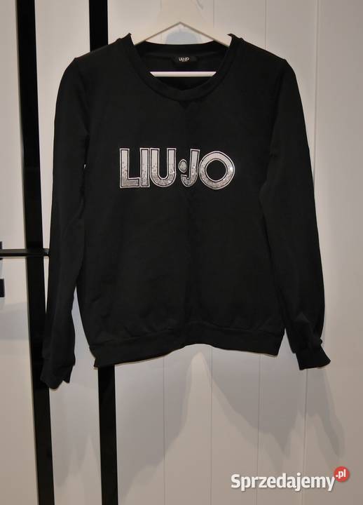 Liu Jo fajna bluza logo cekiny 36 S Inny materiał Wrocław