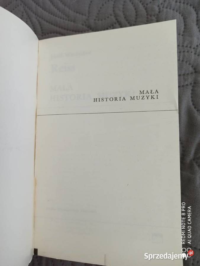 MAŁA HISTORIA MUZYKI JW Reiss Warszawa