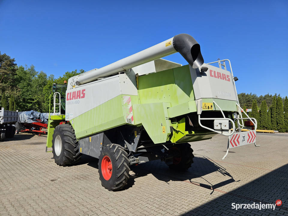 Kombajn Claas Lexion 480 plus heder zbożowy 75 m lubelskie Biskupie-Kolonia