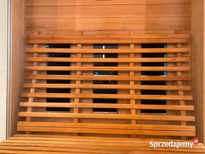 Sauna kabina na podczerwień infrared SZKLANA Gdynia