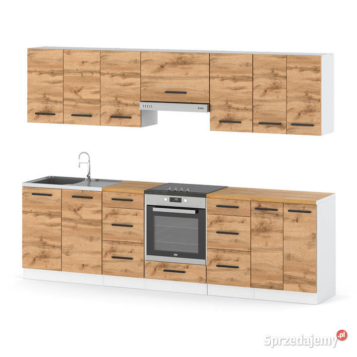 Meble Kuchenne Drewniane Roma 28m Kuchnia warmińsko-mazurskie Elbląg