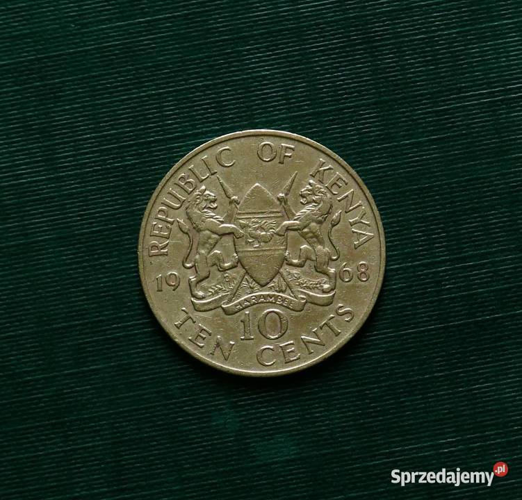KENIA 10 centów 1968r Gliwice