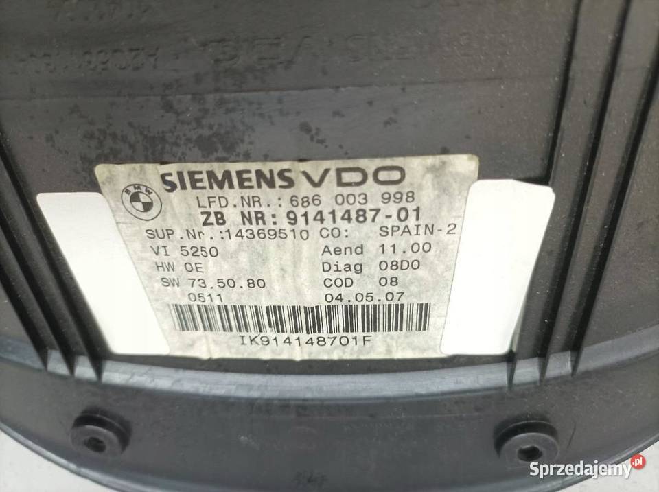 LICZNIK EU 9141487 20 D 149 Bmw Seria 3 V sprzedam
