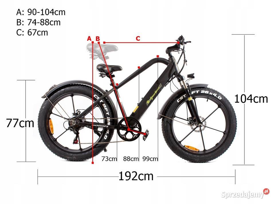 FATBIKE rower elektryczny 48V 10Ah LitJon Elektryczne Skawina