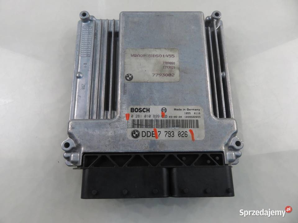 STEROWNIK BMW 7 E65 740 d 0281010899 7793026 osobowe Komputery małopolskie sprzedam