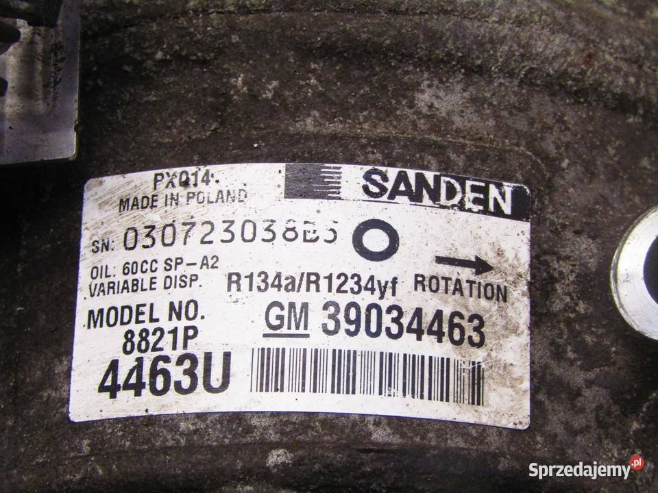 KOMPRESOR SPRĘŻARKA KLIMATYZACJI 15 TURBO OPEL