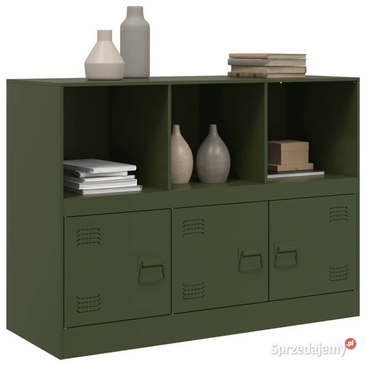 Szafka boczna oliwkowa 99x39x73 stal WM841791 Warszawa sprzedam