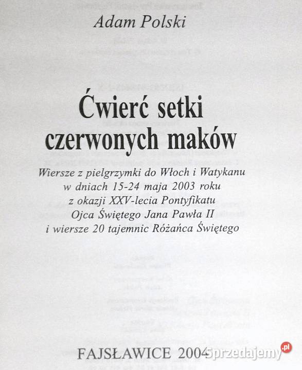 Ćwierć setki czerwonych maków Adam Polski Pozostałe Chełm