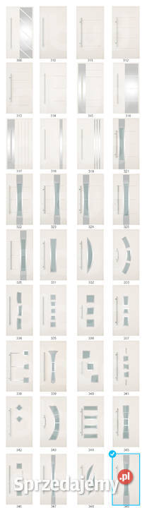 Drzwi zewnętrzne alu CREO Wiśniowski brązowe inny materiał Straszyn sprzedam