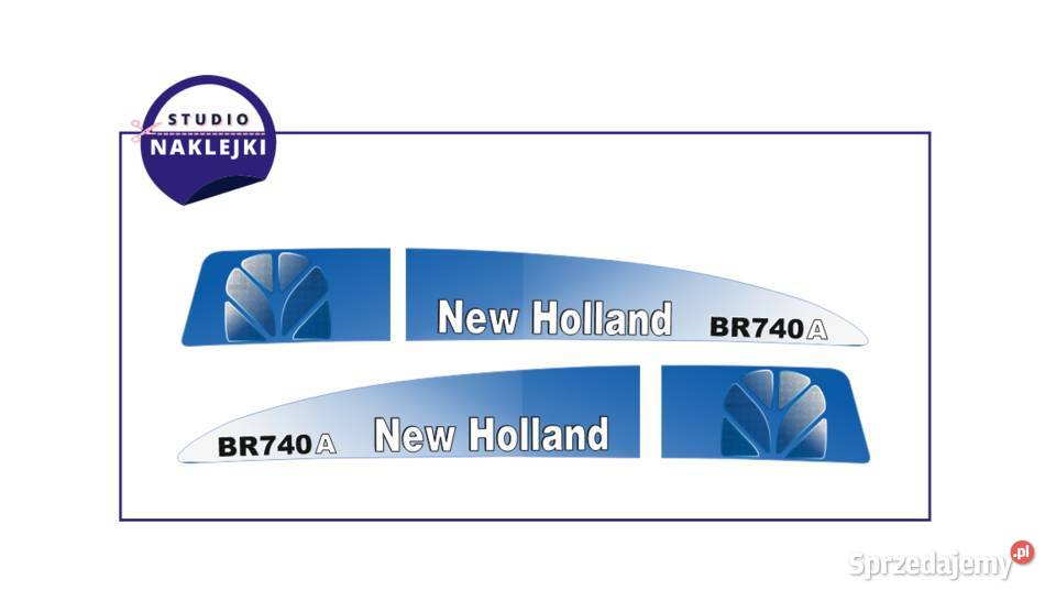Naklejki Prasa Holland BR740A zestaw oklejenie Otwock
