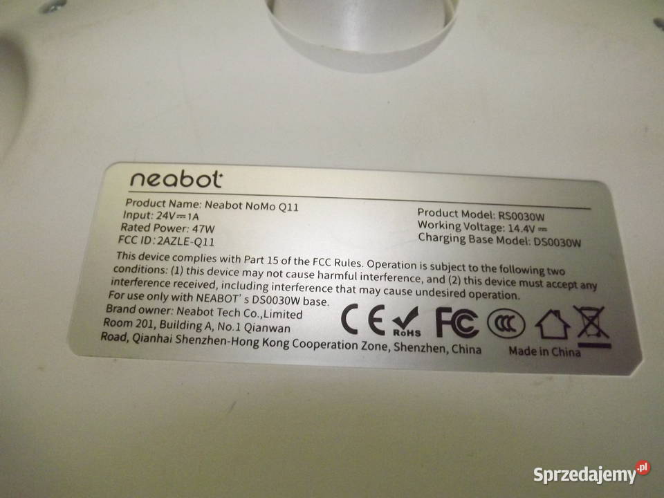 Robot sprzatający Neabot NoMo Q11 dawca warmińsko-mazurskie Szczytno