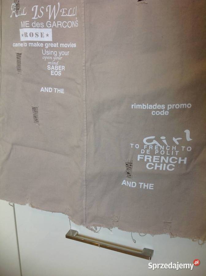 Beżowa Spódnica Jeans Damska SM NOWA Nowa Sól