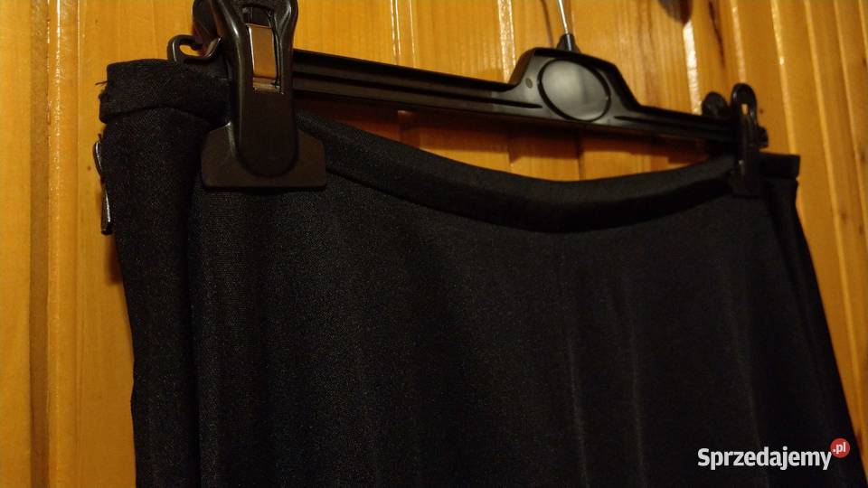 Długa maxi spódnica czarna głęboka czerń goth Warszawa