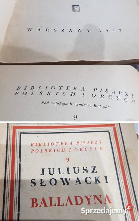 Balladyna Antygona Konrad Wallenrod Powracająca Kielce