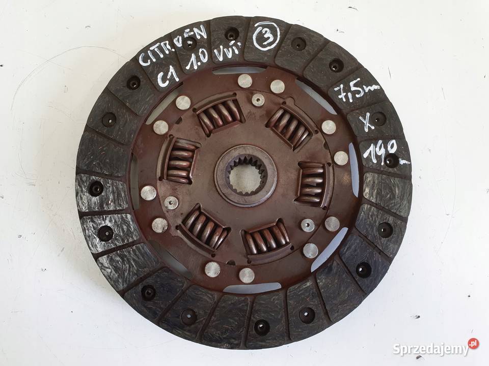 Citroen C1 I 10 12V DOCISK TARCZA sprzęgło lubelskie