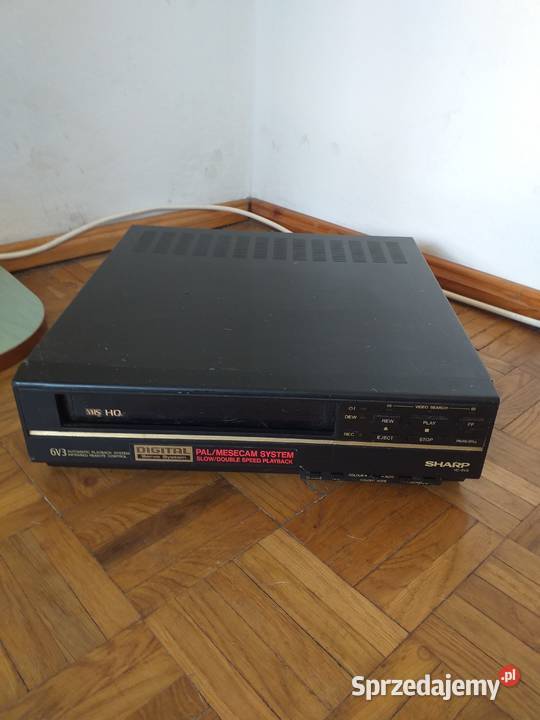 SHARP Odtwarzacz Video VHS z możliwością Nagrywania VC-6V3