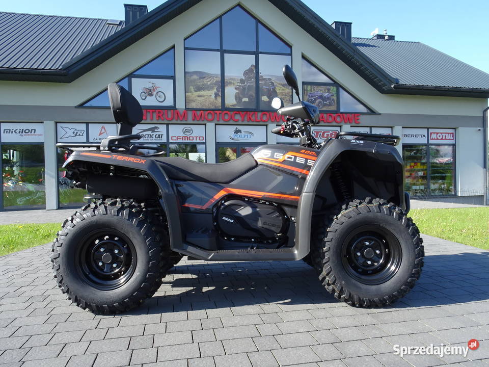 QUAD GOES 400L PLUS PŁUG W GRATISIE 4X4 CZARNY elektryczny starter Kraków sprzedam