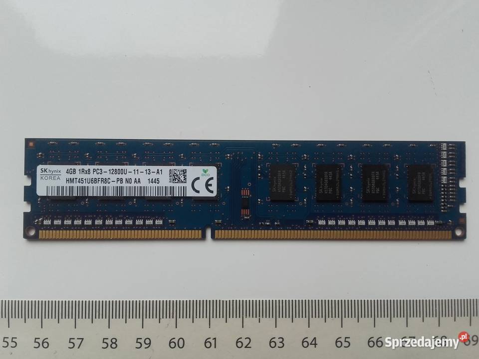 SKhynix DDR3 4GB PC3 1600Mhz 12800U1113A1 Bydgoszcz