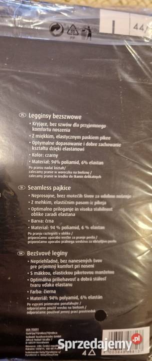 GETRY czarne Esmara rozmiar L nowe w opakowaniu Inna marka Pozostałe Lublin