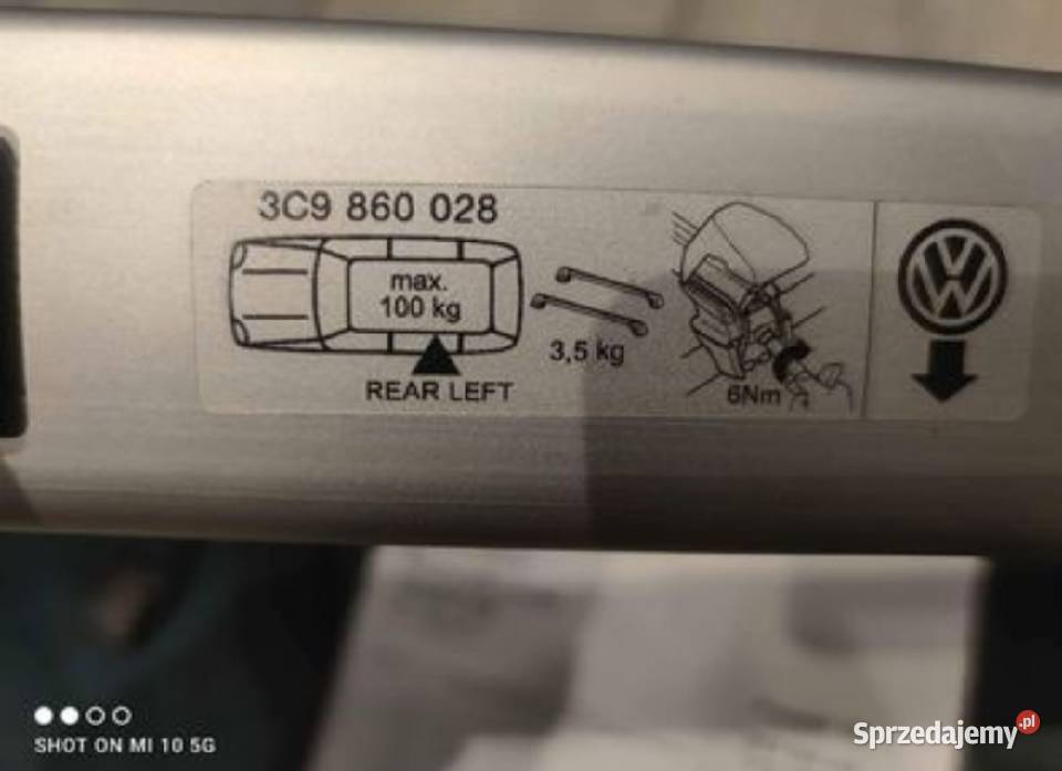 Relingi dachowe VW passat B6B7 kombi Leszno