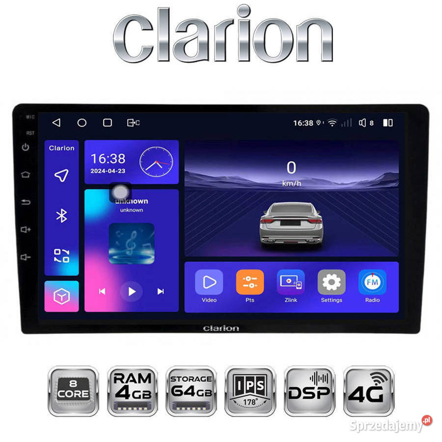 Stacja Multimedialna CLARION GL700 464GB 9 Łuszczów Drugi