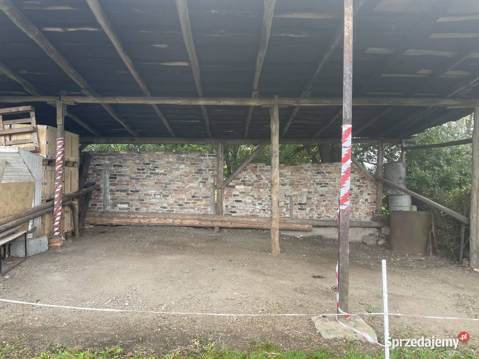 zadaszone miejsce parkingowe 30 m2 kampera łódki Wynajem Zalesie Śląskie