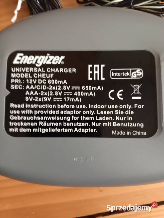 Zestaw ładowarek do akumulatorów Energizer Skawina sprzedam