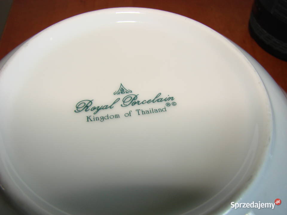 Royal Porcelain białą miska Miski Pruszcz Gdański