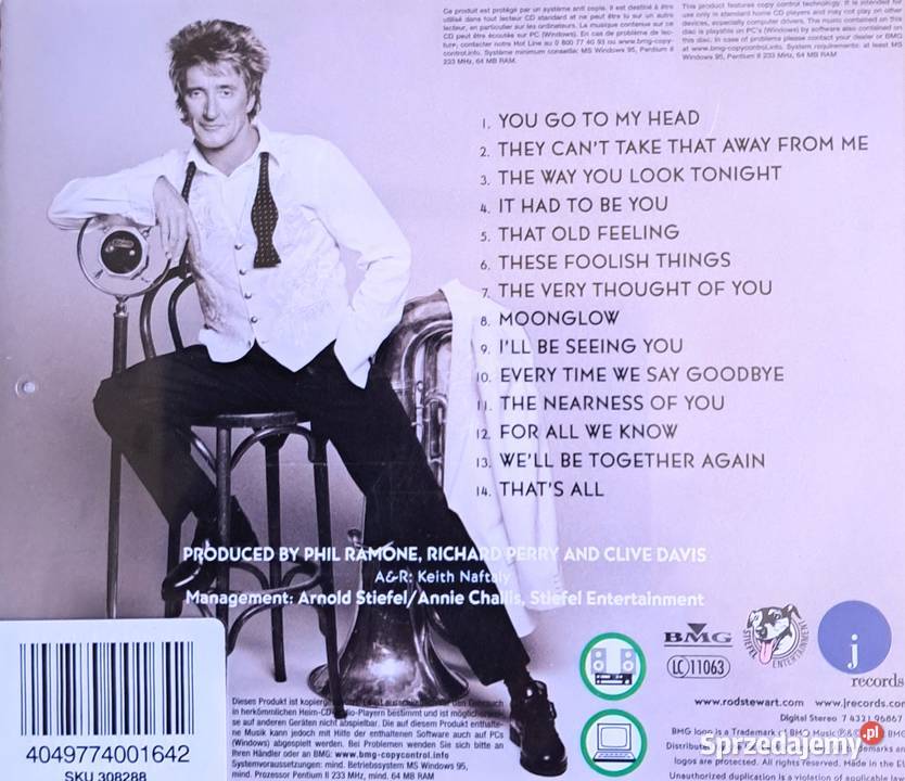CD Nowa Wspaniały Album CD ROD STEWARD Album It