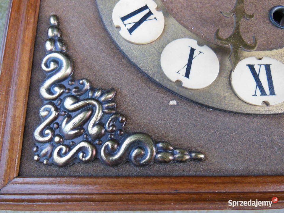 Zegar ścienny z wahadłem Predom Metron Wrocław