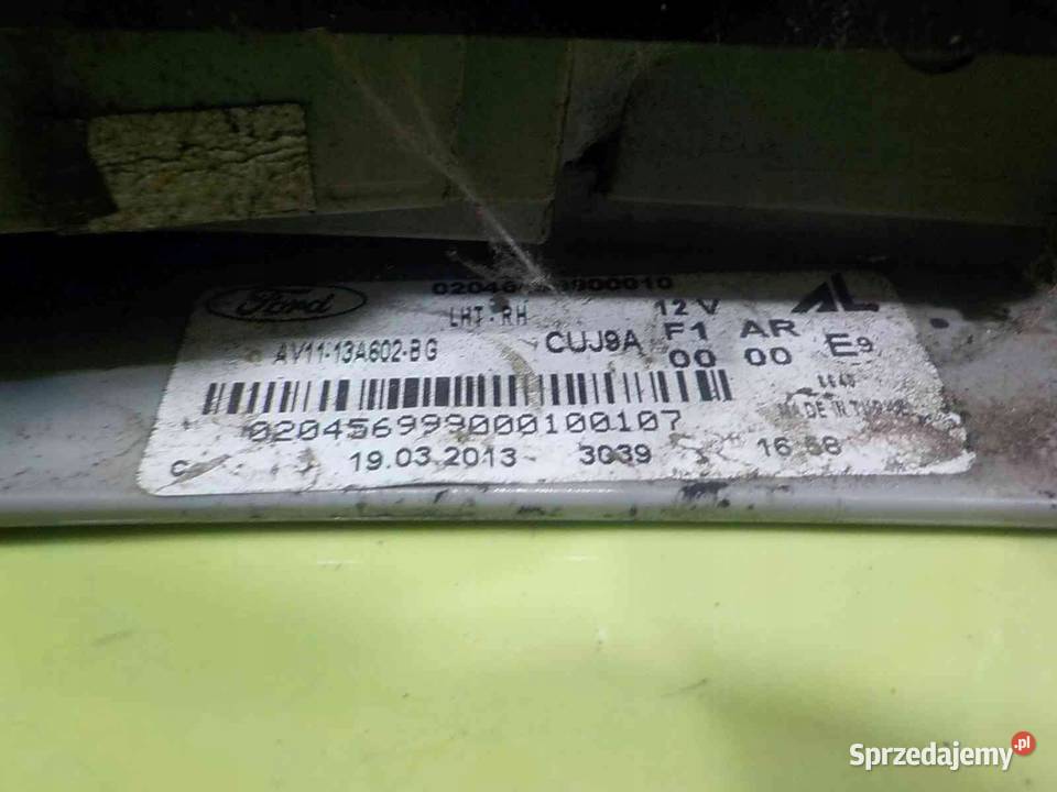 FORD B 10 B 13r 5D lampa prawa tyl w klape Suków