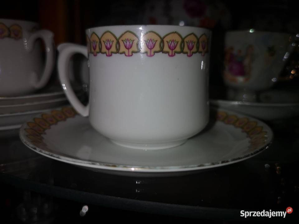 Filiżanka MZ Austria z dwugłowym orłem lata 1884 pomorskie Gdańsk