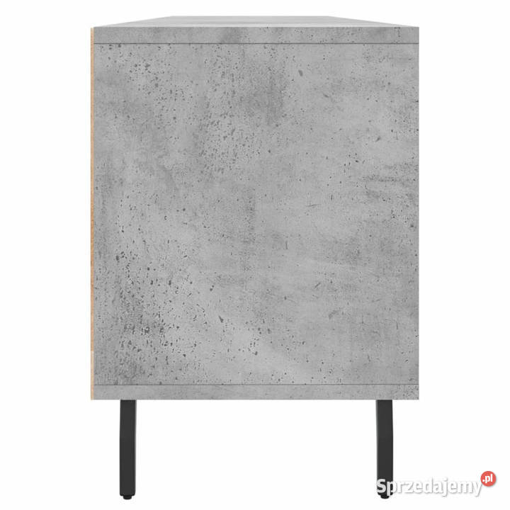 Szafka pod TV szarość betonu 150x30x445 WM831296 Warszawa