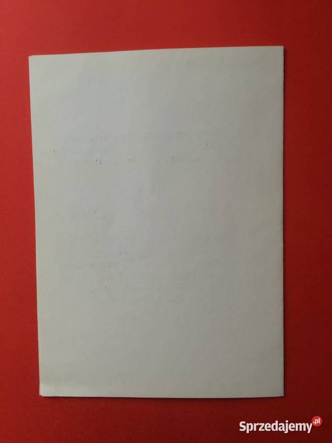 1593 Podziękowanie Związku Zawodowego Stoczni Szczecin sprzedam