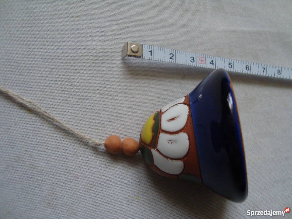 dzwoneczek z gipsu ozdoba inny kolor