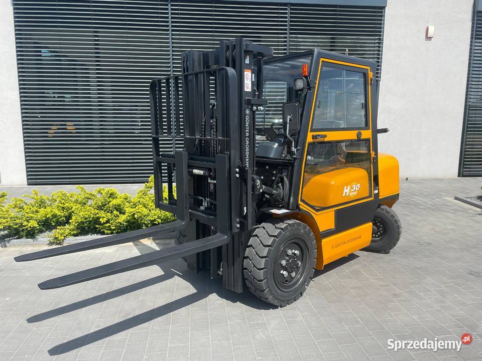 Wózek widłowy 3T kabina triplex diesel Gunter sprzedam